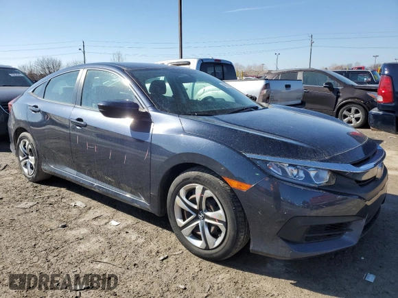 2017 Honda Civic LX z VIN 19XFC2F52HE054287, wystawiony jako Copart lot #46635745 z przebiegiem 67 424 mil mil oraz Nie do naprawy • Non repairable. Historia ofert i sprzedaży dostępna na DreamBid. Obrazek 4.