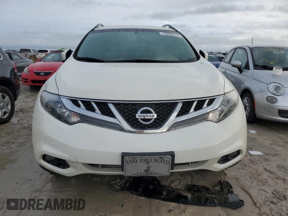 2014 Nissan Murano SV with VIN JN8AZ1MU7EW414656, listed as a Copart auction lot 75026614 with 0 mi miles and Salvage Title. Bid and sale history available at carsss.com. Image 5.