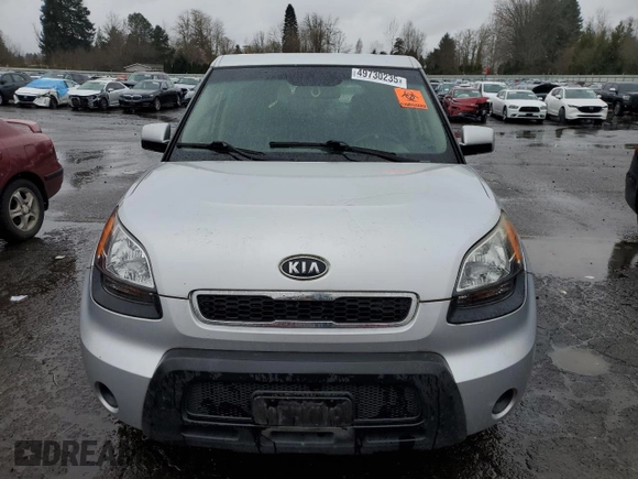 2010 Kia Soul + with VIN KNDJT2A25A7703092, listed as a Copart auction lot 49730235 with 77,504 mi miles and Salvage Title. Bid and sale history available at DreamBid. Image 5.