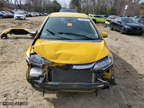 2018 Honda Fit LX with VIN 3HGGK5H46JM727950, listed as a Copart auction lot 47625215 with 0 mi miles and Salvage Title. Bid and sale history available at carsss.com. Image 5.