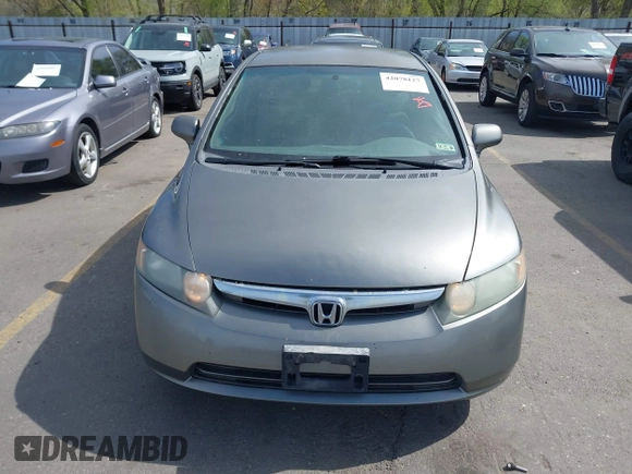 2008 Honda Civic LX with VIN 2HGFA16508H349331, listed as a IAAI auction lot 42078127 with 211,570 mi miles and . Bid and sale history available at DreamBid. Image 6.
