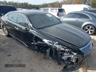 2016 Lexus LS 460 L with VIN JTHGL5EF0G5056502, listed as a IAAI auction lot 41012399 with 77,031 mi miles and . Bid and sale history available at DreamBid. Image 1.