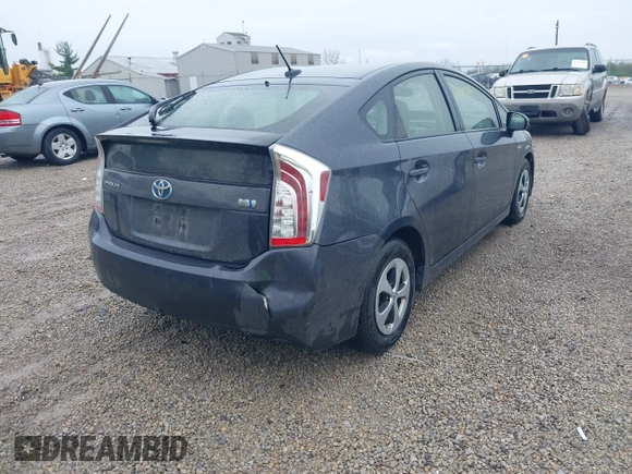 2012 Toyota Prius One with VIN JTDKN3DU0C1553965, listed as a IAAI auction lot 42099307 with 210,969 mi miles and . Bid and sale history available at DreamBid. Image 4.