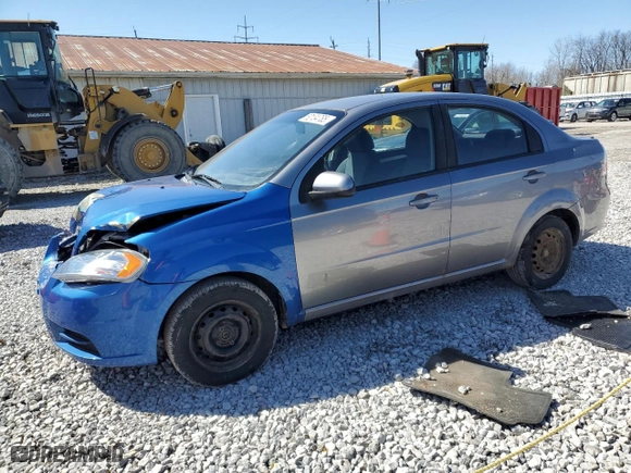 2010 Chevrolet Aveo LT w/1LT with VIN KL1TD5DE2AB126832, listed as a Copart auction lot 52104765 with 213,673 mi miles and Salvage Title. Bid and sale history available at carsss.com. Image 1.