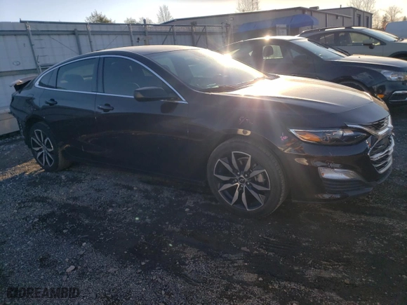 2020 Chevrolet Malibu RS with VIN 1G1ZG5ST7LF119570, listed as a Copart auction lot 49604875 with 27,819 mi miles and Salvage Title. Bid and sale history available at carsss.com. Image 4.