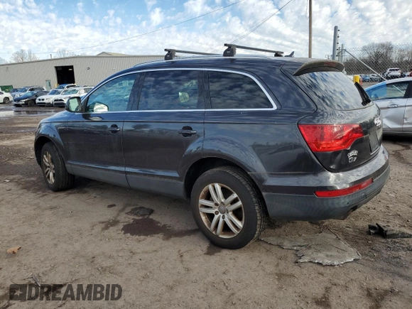 2009 Audi Q7 with VIN WA1AY74L29D009955, listed as a Copart auction lot 87280734 with 0 mi miles and Clean Title. Bid and sale history available at carsss.com. Image 2.