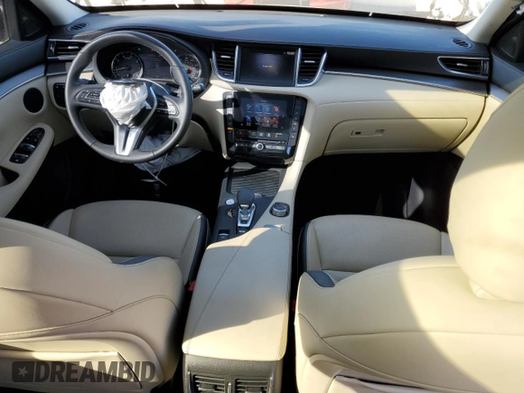 2022 Infiniti QX50 LUXE with VIN 3PCAJ5BA1NF111458, listed as a Copart auction lot 87882415 with 21,855 mi miles and Non Repairable. Bid and sale history available at carsss.com. Image 8.