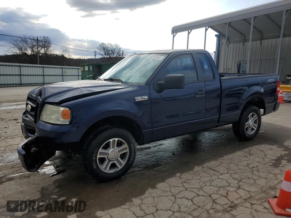 2008 Ford F-150 XL with VIN 1FTRF12W28KE94083, listed as a Copart auction lot 44202045 with 154,396 mi miles and Salvage title. Bid and sale history available at DreamBid. Image 1.