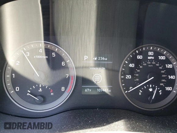 2020 Hyundai Tucson Value with VIN KM8J3CA44LU163306, listed as a Copart auction lot 55207675 with 107,447 mi miles and Non repairable. Bid and sale history available at DreamBid. Image 9.