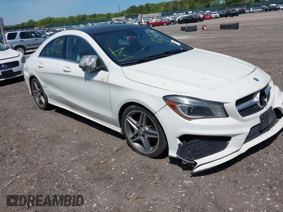 2014 Mercedes-Benz CLA 250 with VIN WDDSJ4GB0EN156088, listed as a IAAI auction lot 42234216 with Not provided miles and . Bid and sale history available at DreamBid. Image 1.