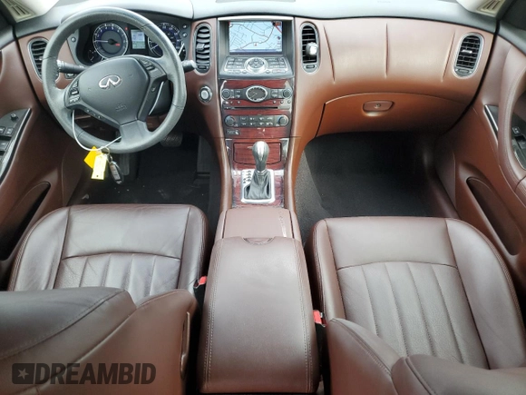 2017 Infiniti QX50 with VIN JN1BJ0RR0HM415754, listed as a Copart auction lot 67928794 with 51,650 mi miles and Salvage Title. Bid and sale history available at carsss.com. Image 8.