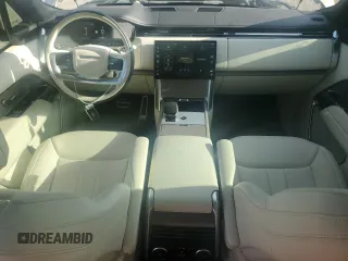 2025 Land Rover Range Rover SE with VIN SALKPBFU6SA291703, listed as a Copart auction lot 63094105 with 2,577 mi miles and Salvage title. Bid and sale history available at DreamBid. Image 8.