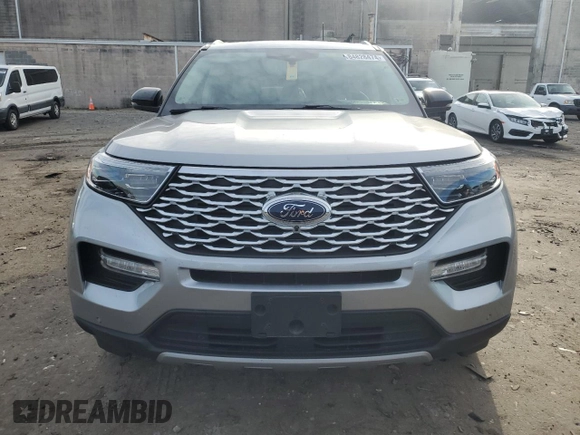 2022 Ford Explorer Platinum with VIN 1FM5K8HC2NGA20340, listed as a Copart auction lot 84828474 with 39,477 mi miles and Salvage Title. Bid and sale history available at carsss.com. Image 5.