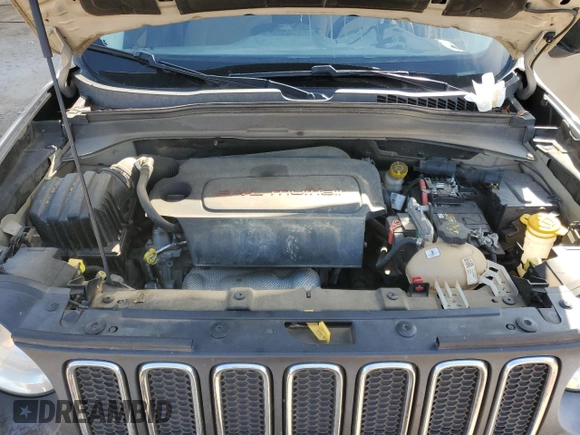 2015 Jeep Renegade Sport with VIN ZACCJBAT5FPB48114, listed as a Copart auction lot 45541135 with 102,845 mi miles and Salvage Title. Bid and sale history available at DreamBid. Image 14.
