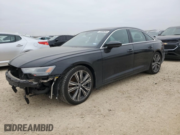 2019 Audi A6 Premium with VIN WAUD8AF2XKN130525, listed as a Copart auction lot 45098365 with 56,793 mi miles and Salvage Title. Bid and sale history available at carsss.com. Image 1.