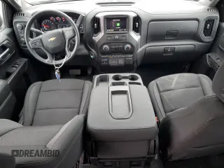2024 Chevrolet Silverado 1500 Custom with VIN 3GCPDBEK8RG158264, listed as a Copart auction lot 46501385 with 2,382 mi miles and Salvage Title. Bid and sale history available at DreamBid. Image 8.