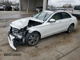 2021 Mercedes-Benz C 300 with VIN W1KWF8EBXMR629550, listed as a Copart auction lot 52922455 with 54,660 mi miles and Clean Title. Bid and sale history available at carsss.com. Image 1.