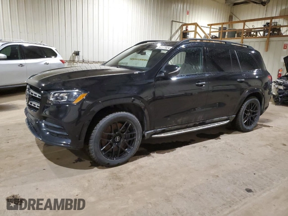 2020 Mercedes-Benz GLS 450 with VIN 4JGFF5KE9LA083422, listed as a Copart auction lot 54177924 with 98,594 mi miles and Salvage Title. Bid and sale history available at DreamBid. Image 1.