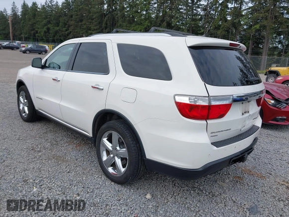 2012 Dodge Durango Citadel with VIN 1C4RDJEG8CC336957, listed as a IAAI auction lot 42309501 with 196,610 mi miles and . Bid and sale history available at DreamBid. Image 3.