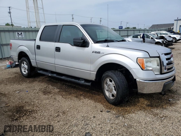 2009 Ford F-150 XL with VIN 1FTRW12859FA07325, listed as a Copart auction lot 59174215 with 242,328 mi miles and Salvage title. Bid and sale history available at DreamBid. Image 4.