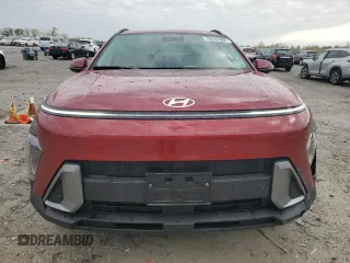 2025 Hyundai Kona SEL with VIN KM8HBCAB9SU286100, listed as a Copart auction lot 52828215 with 298 mi miles and Salvage Title. Bid and sale history available at carsss.com. Image 5.