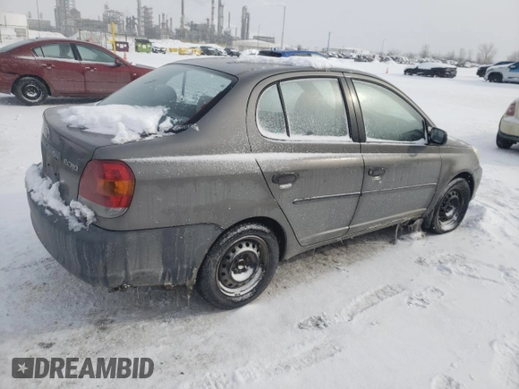2003 Toyota ECHO with VIN JTDBT123835050049, listed as a Copart auction lot 44684765 with Not Provided miles and Salvage Title. Bid and sale history available at carsss.com. Image 3.