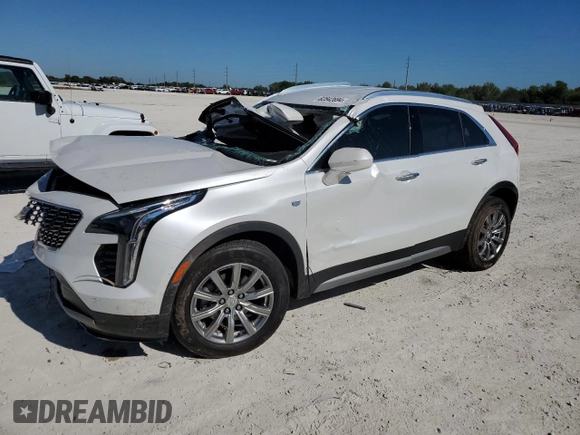 2020 Cadillac XT4 FWD Premium Luxury z VIN 1GYFZCR48LF128683, wystawiony jako Copart lot #49591405 z przebiegiem Nie podano mil oraz Szkody całkowita. Historia ofert i sprzedaży dostępna na DreamBid. Obrazek 1.