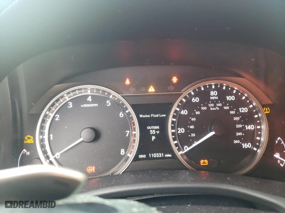 2013 Lexus GS 350 with VIN JTHCE1BL3D5017801, listed as a Copart auction lot 52387515 with 110,331 mi miles and Salvage Title. Bid and sale history available at carsss.com. Image 9.