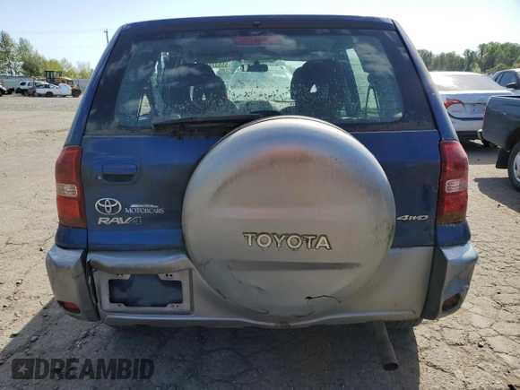 2005 Toyota RAV4 with VIN JTEHD20V050073838, listed as a Copart auction lot 55532485 with 81,900 mi miles and Clean Title. Bid and sale history available at carsss.com. Image 6.