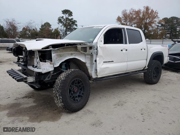 2020 Toyota Tacoma 4WD SR5 with VIN 5TFCZ5AN1LX218079, listed as a Copart auction lot 80085974 with 65,634 mi miles and Salvage Title. Bid and sale history available at carsss.com. Image 1.