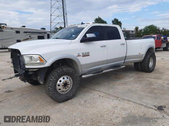 2015 Ram 3500 Laramie with VIN 3C63RRJL2FG661749, listed as a Copart auction lot 71062544 with 126,775 mi miles and Salvage Title. Bid and sale history available at carsss.com. Image 1.