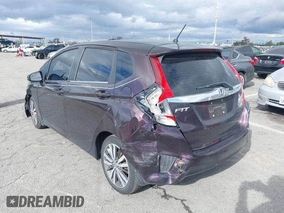 2015 Honda Fit EX-L with VIN 3HGGK5H89FM758572, listed as a IAAI auction lot 41784414 with 97,707 mi miles. Bid and sale history available at carsss.com. Image 3.
