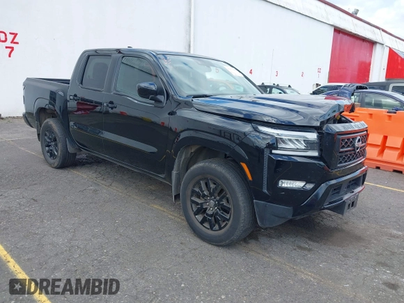 2023 Nissan Frontier SV with VIN 1N6ED1EK3PN612441, listed as a IAAI auction lot 42271300 with 40,217 mi miles and . Bid and sale history available at DreamBid. Image 1.