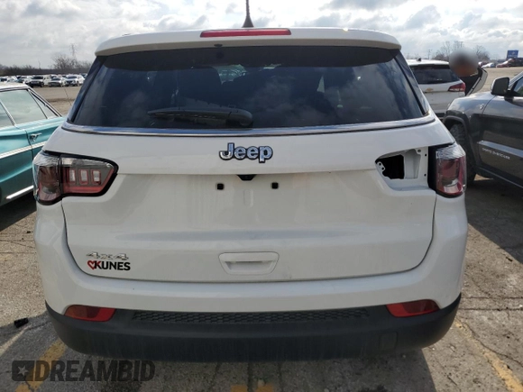2025 Jeep Compass Sport with VIN 3C4NJDAN0ST519379, listed as a Copart auction lot 52678105 with 1,923 mi miles and Clean title. Bid and sale history available at DreamBid. Image 6.