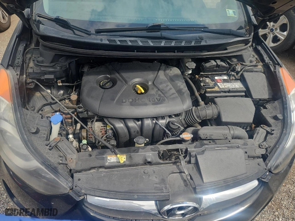 2012 Hyundai Elantra GLS PZEV with VIN 5NPDH4AE7CH110949, listed as a Copart auction lot 54098735 with 159,469 mi miles and Clean Title. Bid and sale history available at carsss.com. Image 7.
