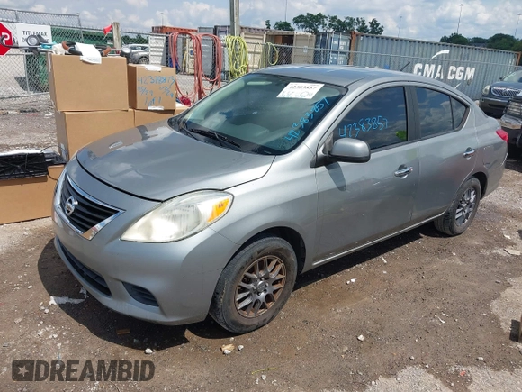 2012 Nissan Versa SL with VIN 3N1CN7AP1CL915615, listed as a IAAI auction lot 42383857 with 179,194 mi miles and . Bid and sale history available at DreamBid. Image 2.