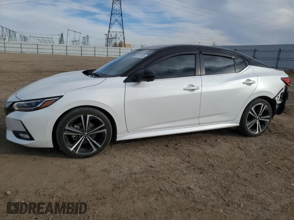2023 Nissan Sentra SR with VIN 3N1AB8DV3PY303389, listed as a Copart auction lot 42978155 with 39,339 mi miles and Salvage Title. Bid and sale history available at carsss.com. Image 1.