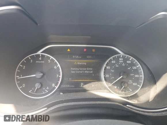 2017 Nissan Maxima SV with VIN 1N4AA6AP4HC418058, listed as a Copart auction lot 60500965 with 154,308 mi miles and Salvage title. Bid and sale history available at DreamBid. Image 9.