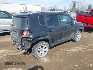 2018 Jeep Renegade Limited with VIN ZACCJBDB8JPH11684, listed as a IAAI auction lot 41798155 with 74,875 mi miles and . Bid and sale history available at DreamBid. Image 4.