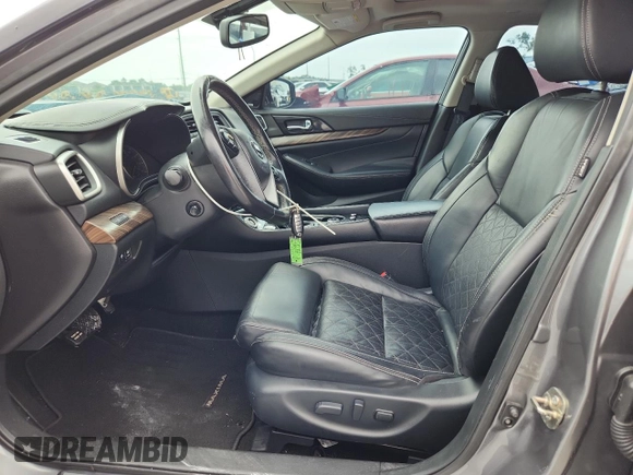 2017 Nissan Maxima SR with VIN 1N4AA6AP3HC363716, listed as a Copart auction lot 58926125 with 74,835 mi miles and Salvage title. Bid and sale history available at DreamBid. Image 7.