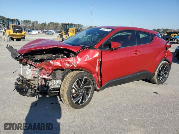 2022 Toyota C-HR XLE with VIN NMTKHMBX6NR141032, listed as a Copart auction lot 46221375 with 41,947 mi miles and Salvage Title. Bid and sale history available at DreamBid. Image 1.