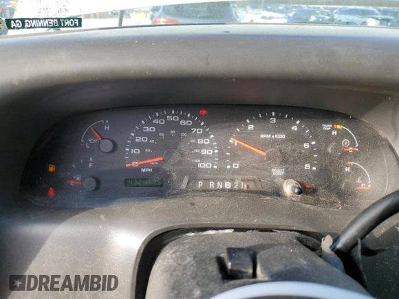 2004 Ford Super Duty F-250 XL with VIN 1FTNX20L84ED22644, listed as a Copart auction lot 46807015 with 432,438 mi miles and Salvage Title. Bid and sale history available at carsss.com. Image 9.