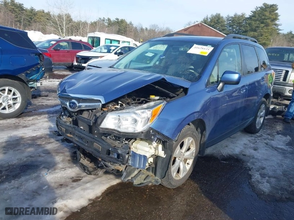 2015 Subaru Forester 2.5i Premium with VIN JF2SJADC5FH816245, listed as a IAAI auction lot 41628121 with 177,777 mi miles. Bid and sale history available at carsss.com. Image 2.