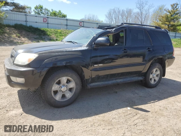 2004 Toyota 4Runner SR5 with VIN JTEBU14R948023114, listed as a Copart auction lot 56295725 with 190,104 mi miles and Clean title. Bid and sale history available at DreamBid. Image 1.