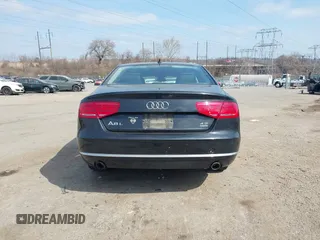 2012 Audi A8 L with VIN WAURVAFD7CN004673, listed as a IAAI auction lot 41768222 with 108,982 mi miles. Bid and sale history available at carsss.com. Image 17.