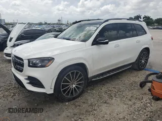 2022 Mercedes-Benz GLS 450 with VIN 4JGFF5KE4NA808217, listed as a Copart auction lot 62867924 with 18,722 mi miles and Salvage Title. Bid and sale history available at DreamBid. Image 1.