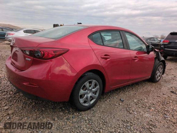 2014 Mazda 3 i SV with VIN JM1BM1T78E1185394, listed as a Copart auction lot 88788315 with 106,915 mi miles and Salvage Title. Bid and sale history available at DreamBid. Image 3.