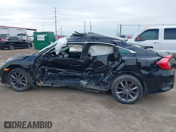 2020 Honda Civic EX-L with VIN 19XFC1F74LE017603, listed as a IAAI auction lot 41400143 with 34,633 mi miles and . Bid and sale history available at DreamBid. Image 15.