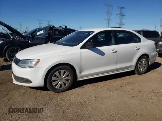 2013 Volkswagen Jetta Sedan S with VIN 3VW2K7AJ7DM209593, listed as a Copart auction lot 61028614 with 160,789 mi miles and Salvage Title. Bid and sale history available at carsss.com. Image 1.