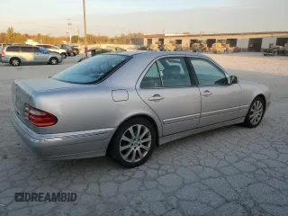 2002 Mercedes-Benz E-Class with VIN WDBJF65J32B498384, listed as a Copart auction lot 77438924 with 0 mi miles and Clean Title. Bid and sale history available at carsss.com. Image 3.